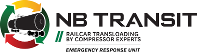 NB Transit - Railcar transloading by compressor experts - Emergency response unit